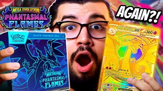 I Pulled The GOLD Mega Charizard… AGAIN! 😳🔥 (Phantasmal Flames ETBs)