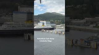 Ketchikan Sail Away #alaskacruisevlog #cruise #cruisetour #celebritycruises #cruiseship #travel