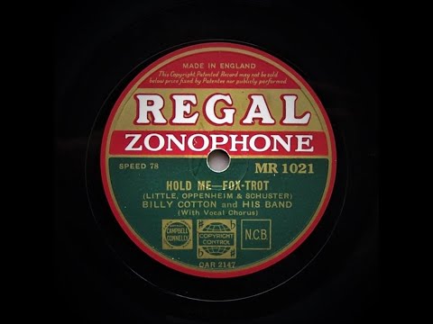 Hold Me - Billy Cotton and His Band (1933)