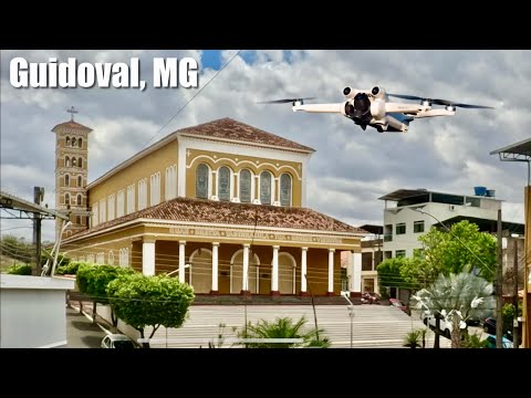 Guidoval, MG, vista do alto. Imagens aéreas com drone DJI Mini 3. 