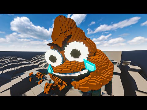 Shoving A MASSIVE Poop Into A GIANT Shredder Was A Big Mistake