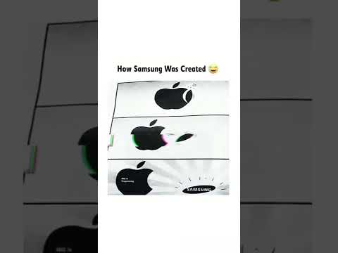 How Samsung was created || by Apple logo 🤯😱😎 #memes #trending #viral #youtubeshorts