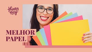 Qual o melhor papel para trabalhar com papelaria? Análise de TODOS os papéis que eu uso
