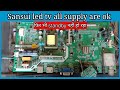 Sansui LEDTVSJX24FB Standby Problem Solution All Supply Are Ok But Not Release From Standby