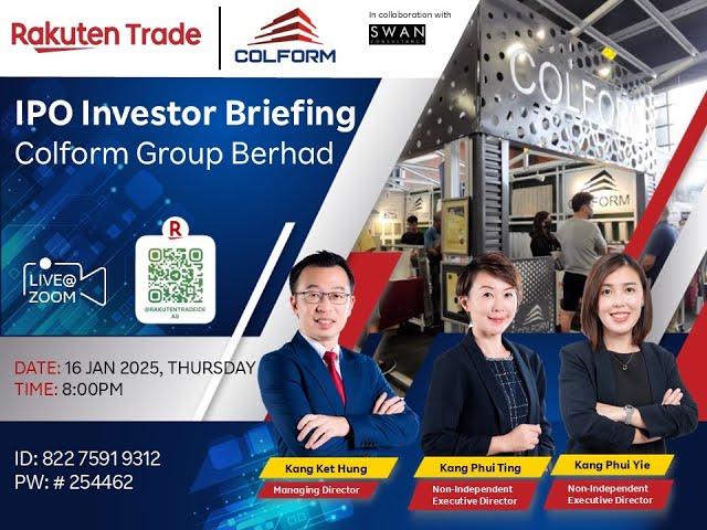 Rakuten Trade Ideas 🎯 Webinar - Colform Group Berhad