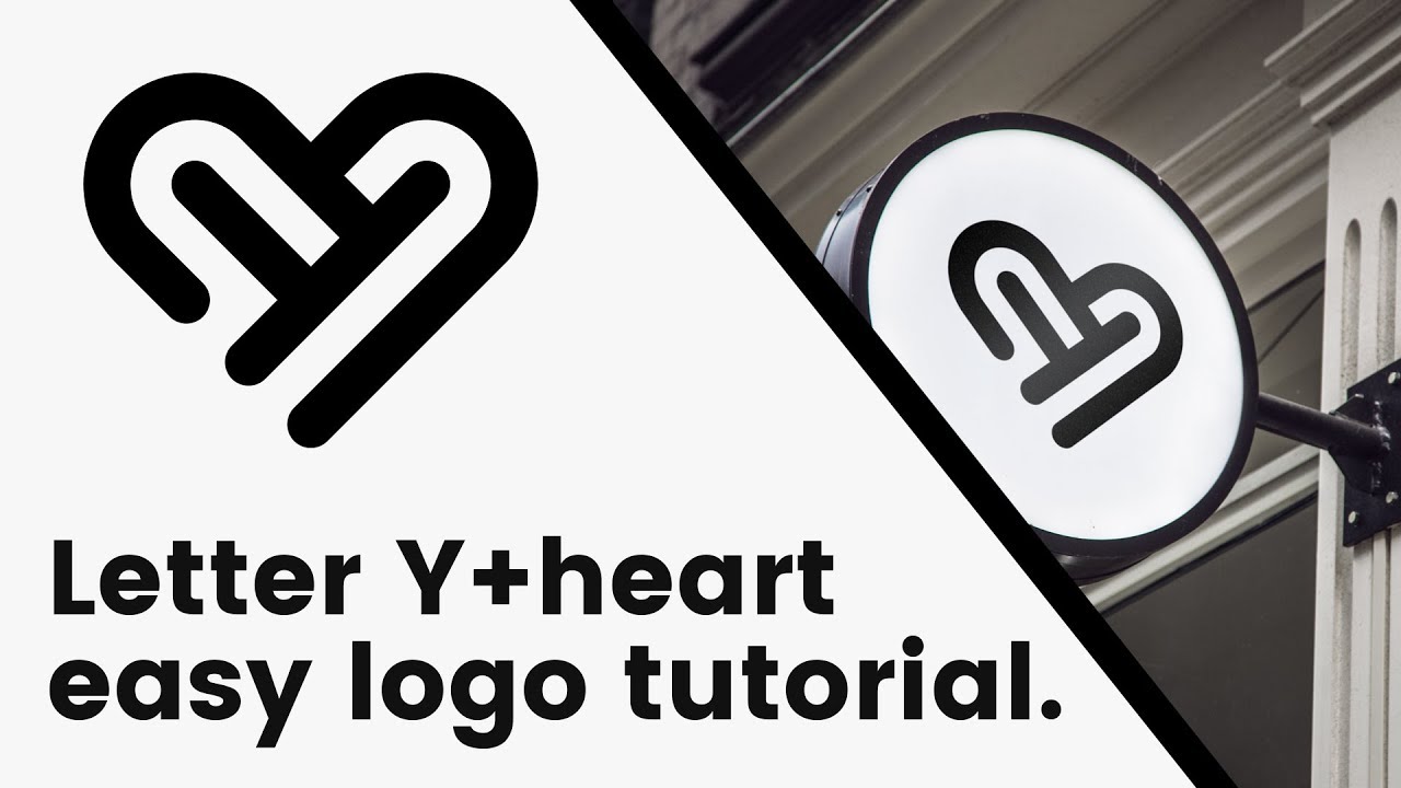 Super easy logo design tutorial - Letter Y