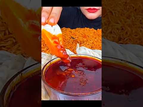 JHOL MOMO/SPICY NOODLES #mukbang #food #subscribe #viralvideo