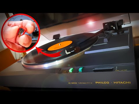 Restoration of an old PHILCO turntable  [ HITACHI PTT-61 80's]