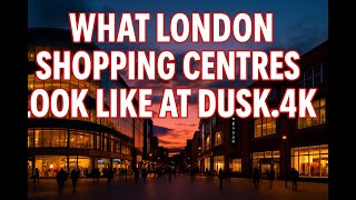 London City Walking Tour 4K | SHOPPING CENTRES BUS RIDE