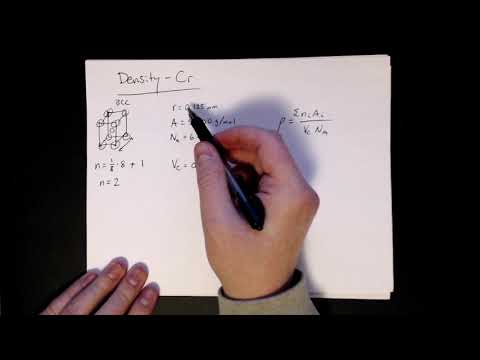MSE 201 S21 Lecture 4 - Module 3 - Density Calculations