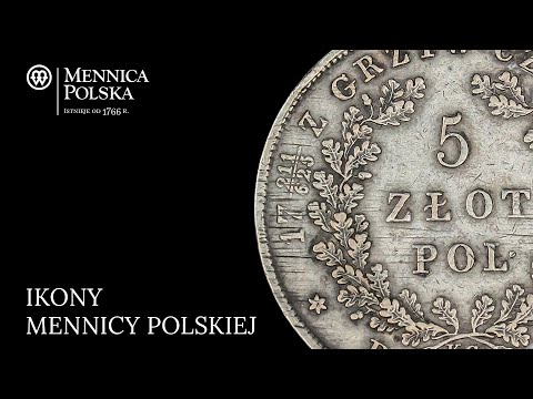 IKONY MENNICY POLSKIEJ - 5 ZŁOTYCH Z 1831 ROKU POWSTANIE LISTOPADOWE