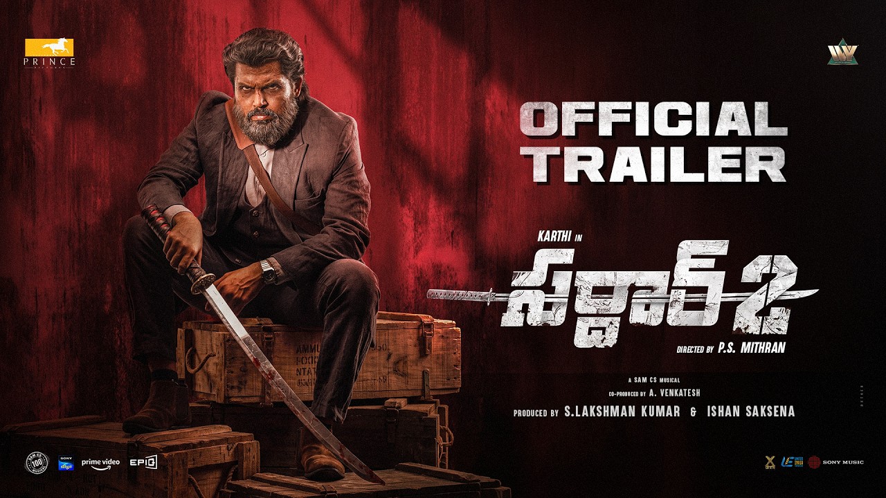 Sardar 2 - Official Trailer (Telugu) | Karthi | SJ Suryah | Malavika Mohanan | PS Mithran | Sam CS