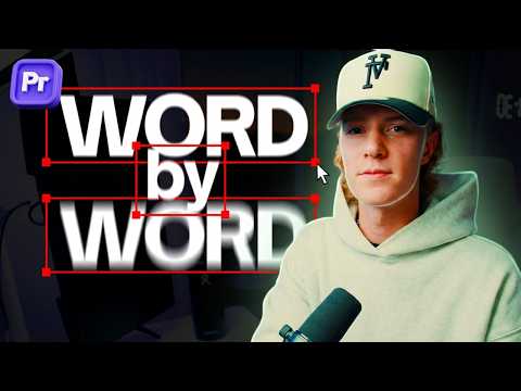 Word by Word Text Animation In Premiere Pro 2026 (Text Animator Tool Overview)