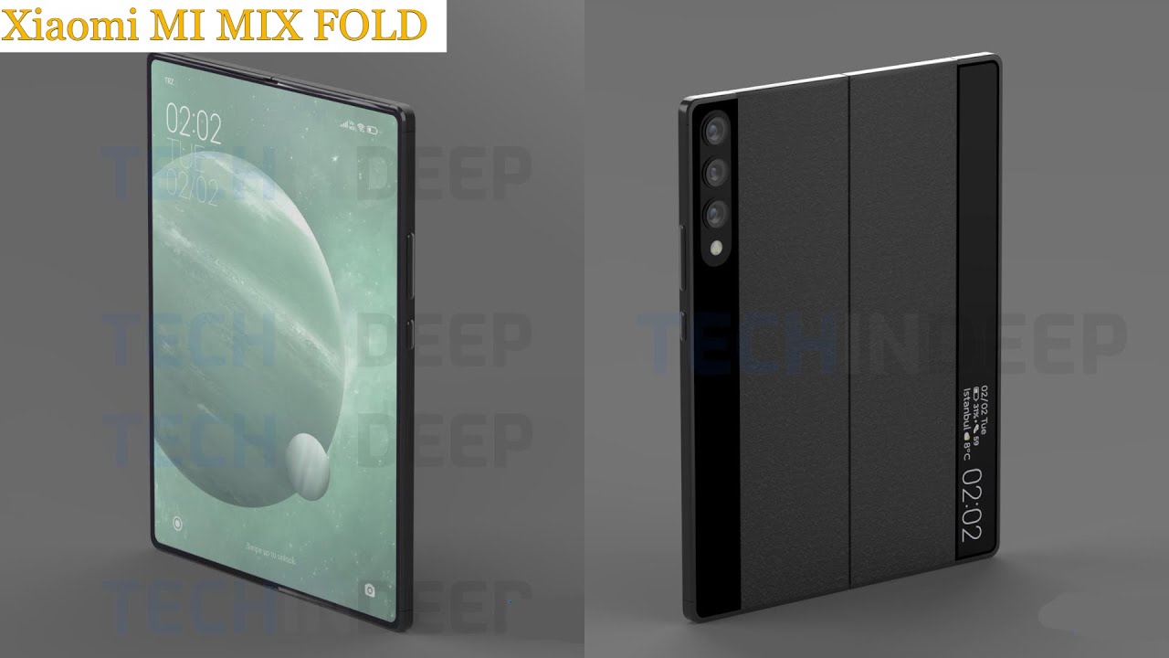 Xiaomi MI MIX Folding Phone Leaked Images & Detailed