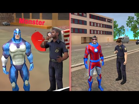 Rope hero vice town energy alien monster attack city 