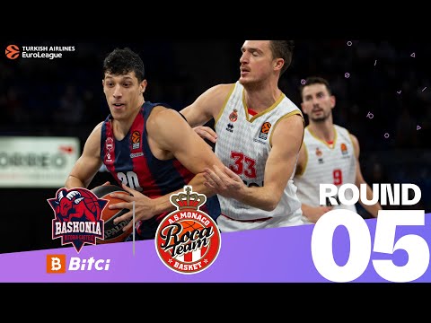 Fontecchio leads Baskonia past Monaco! | Round 5, Highlights | Turkish Airlines EuroLeague