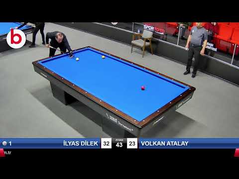 İLYAS DİLEK & VOLKAN ATALAY Bilardo Maçı - 2022 ERKEKLER 1.ETAP-10.TUR