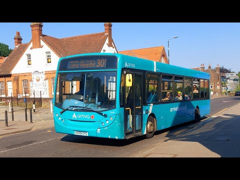 *Incredible ZF* Arriva Enviro 300 On The Route 301 (KX09 GYS)