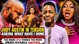 JUDY AUSTIN IN TENSION ASKING WHAT HAVE I DONE AS SHE CRIED OUT TO HER FRIEND THE MORE I FIX THINGS 