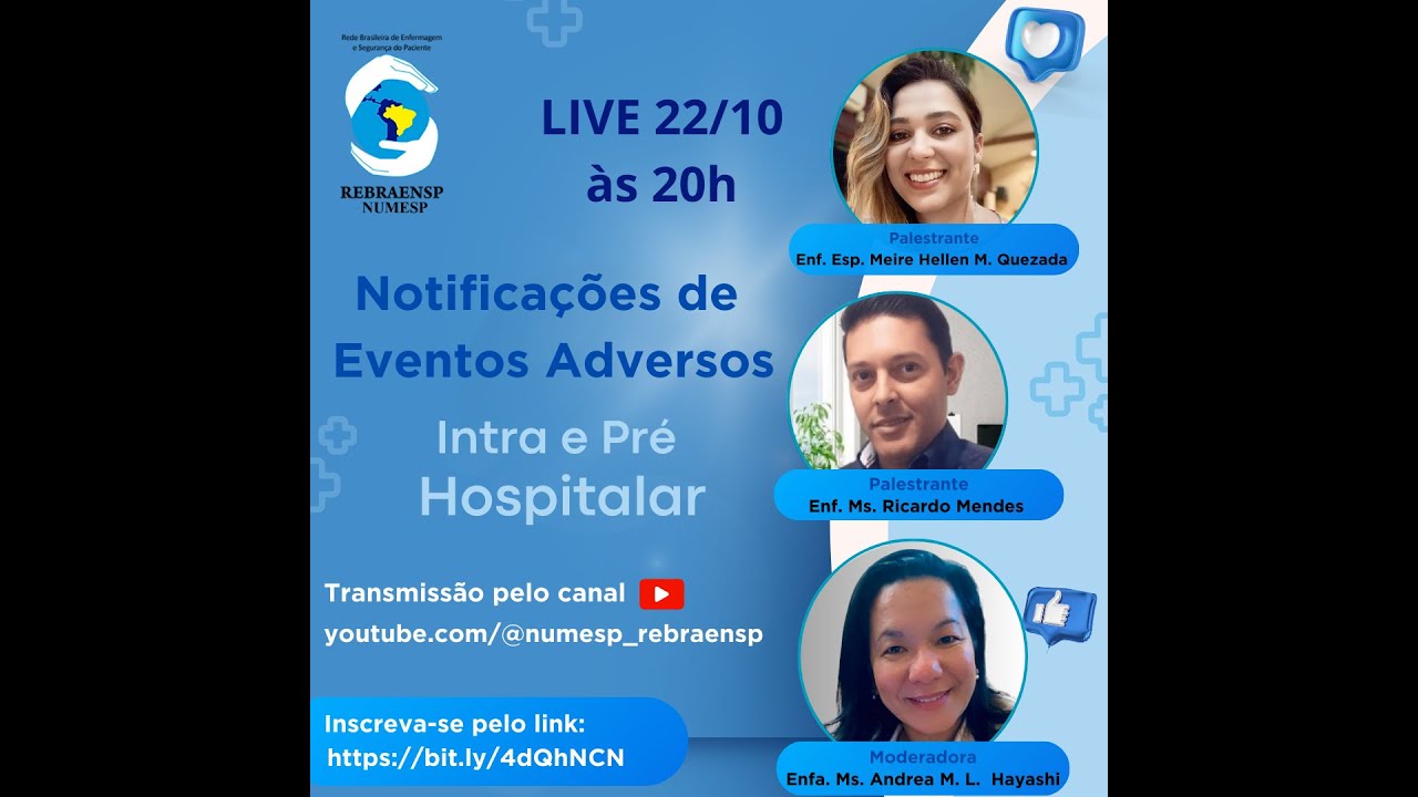 Notificações de Eventos Adversos - Intra e Pré Hospitalar