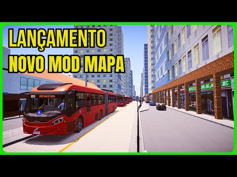 ????Proton Bus Simulator | Novo Mod Mapa Curitiba Real | PBS | Mods | Simulador | Jogo de Ônibus