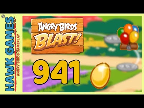 Angry Birds Blast Level 941 - 3 Stars Walkthrough, No Boosters