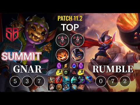 SB Summit Gnar vs Rumble Top - KR Patch 11.2
