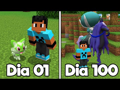 SOBREVIVI 100 DIAS NO PIXELMON DO MINECRAFT O FILME