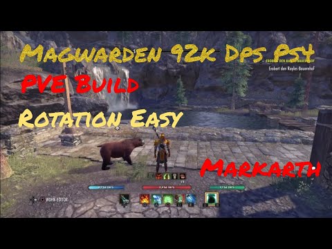 Magicka Warden Build Pve 92K Dps *Markarth*