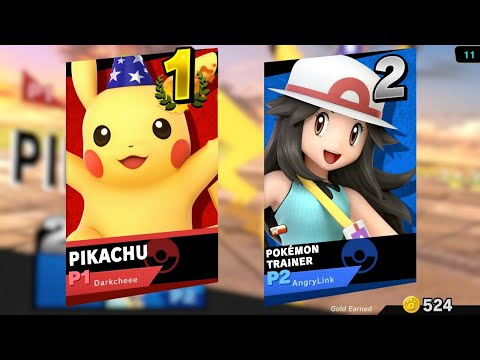 SSBU - BATTLE VS POKEMON TRAINER [AngryLink] - PIKACHU Adventures