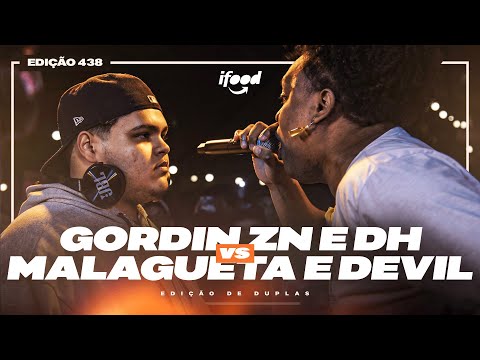 (GASTAÇÃO) GORDIN ZN E DH X MALAGUETA (RJ) E DEVILZINHA (RJ) | PRIMEIRA FASE | BDA 438 (DUPLAS)