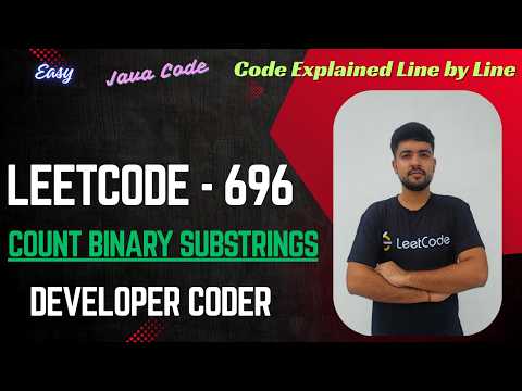 Leetcode 696 Count Binary Substrings Java Solution On Easy Trick Explained
