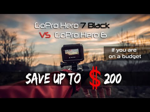Gopro Hero 7 Black VS Gopro Hero 6 - Side by Side Comparison