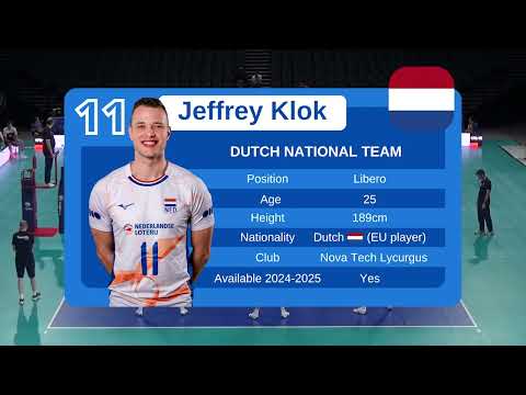 Game Highlights FRA-NED 1 | Jeffrey Klok - libero Netherlands National Team | 17-05-2024