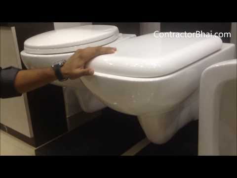 Floor mounted & wall mounted toilet seat