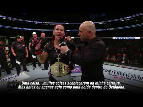 UFC 214: Confira a entrevista de Cris Cyborg no octógono