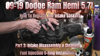 09-19 Dodge Ram Hemi 5.7L Intake Manifold Gasket Replacement Series Part: 2 Intake Manifold Cleaning