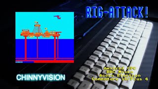 ChinnyVision - Ep 307 - Rig Attack - Amstrad CPC, BBC Micro, Acorn Electron, Commodore 16