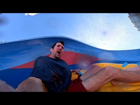 Bombora water slide at Raging Waters Sydney (February 16th, 2025)
