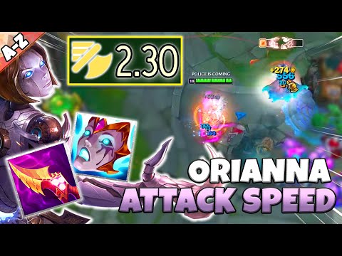 ORIANNA FULL ATTACK SPEED - League of Legends ITA #3473