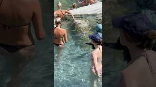 ☀️The Wonder Of Nature Pamukkale Turkey -Dream Holiday? #cleopatra #pamukkale #pool