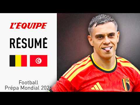 Prépa Mondial : 5 BUTS ! La Belgique CORRIGE la Tunisie juste avant la Coupe du monde