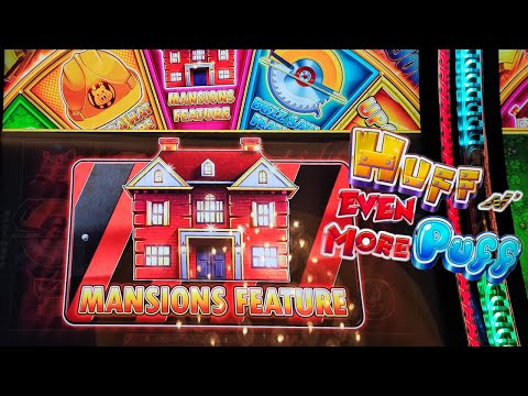 I Won MANSION BONUS On Huff N Even More Puff Slot