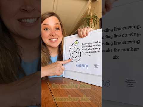 Fun Way to Write the Number 6! | Preschool Learning Video