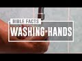 Bible Fact:  Hand hygiene is recommended by the Bible