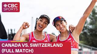 Volleyball World Beach Pro Tour Elite 16 Hamburg Quarterfinal: Canada vs. Switzerland