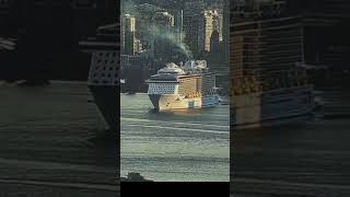 Largest cruise ship (tied with her sister) to visit Vancouver, Anthem of the Seas