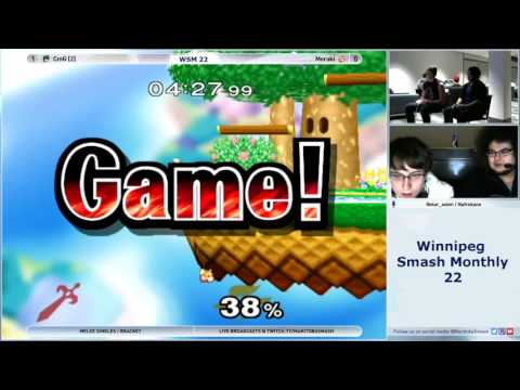 WSM22 CMG (Marth, Falco) vs Meraki (Fox) - Melee Losers Quarters