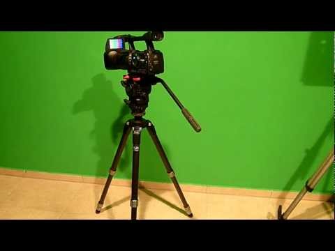 Cine DSLR Hydrokopf von Sachtler mit FLM Kohlefaserstativ Messeneuheit sy9001