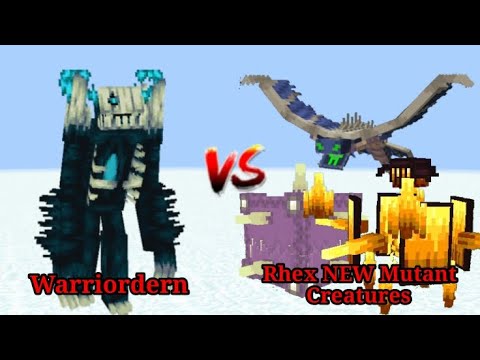 EPIC Mutant Creature Battle - Warriordern vs Rhex | Minecraft MMB